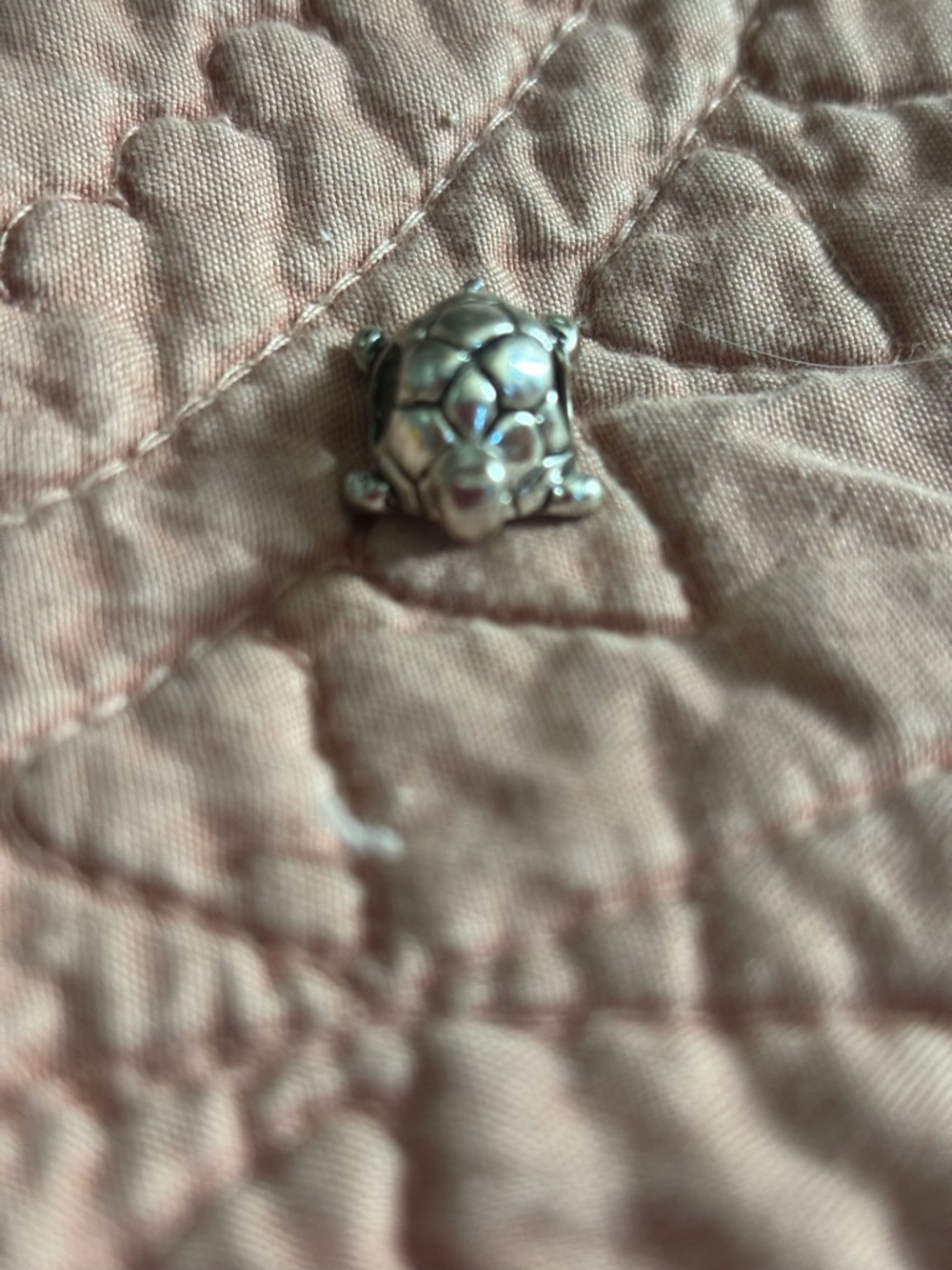 Turtle Charm Pendant in Silver for Bracelet - Picture 3 of 8